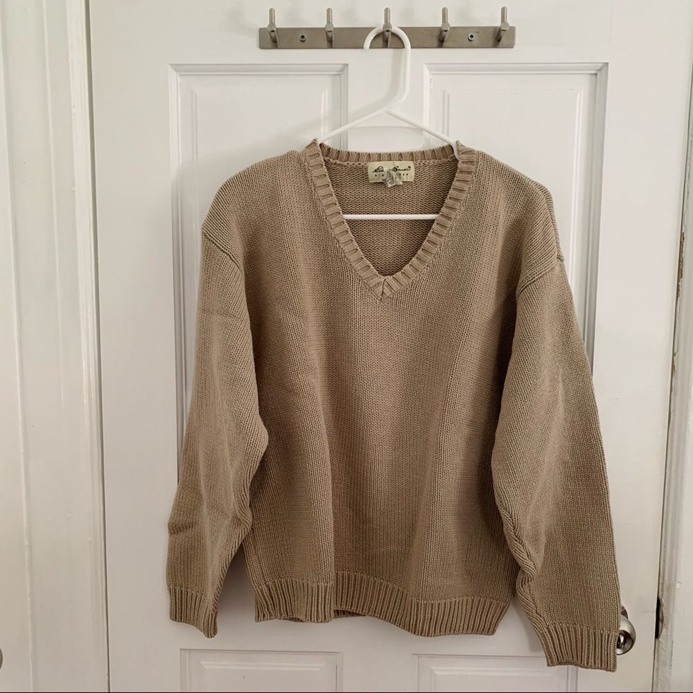 Eddie Bauer Vintage Beige Sweater